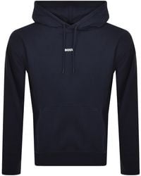BOSS - Boss Wetalk Pullover Hoodie - Lyst