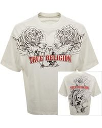 TRUE RELIGION - Tiger Oversized T Shirt - Lyst
