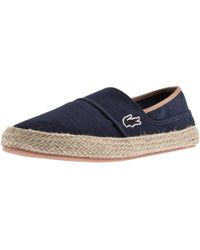 lacoste espadrilles mens