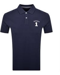 Hackett - Heritage Number Polo T Shirt Ink - Lyst