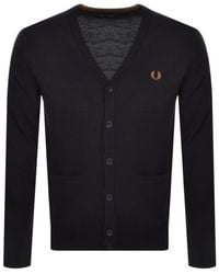 Fred Perry - Classic Knit Cardigan - Lyst