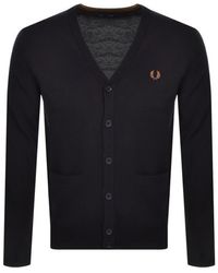 Fred Perry - Classic Knit Cardigan - Lyst