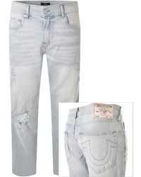 True Religion - Geno Light Wash Slim Jeans - Lyst