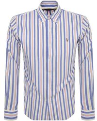 Ralph Lauren - Long Sleeved Stripe Shirt Multi - Lyst