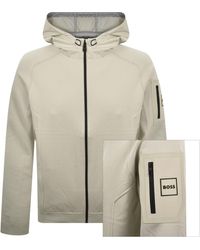 BOSS - Boss Knit Panel Elevate Jacket - Lyst