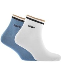 BOSS BUSINESS - Boss 2 Pack Ankle Socks And - Lyst