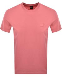 BOSS - Boss Tales T Shirt Deep - Lyst