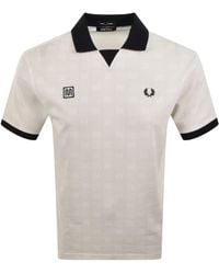 Fred Perry - X Meyba Printed Polo T Shirt Off - Lyst