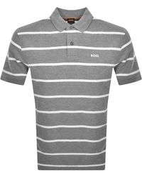 BOSS - Boss Pales Stripe Polo T Shirt - Lyst