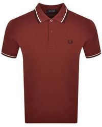 Fred Perry - Twin Tipped Polo T Shirt - Lyst