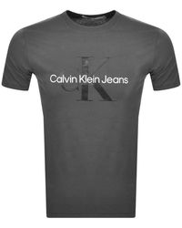 Calvin Klein - Jeans Monogram Logo T Shirt - Lyst