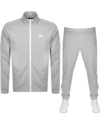 mens nike grey tracksuit