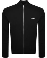 HUGO - San Jacomo Full Zip Knit Jumper - Lyst
