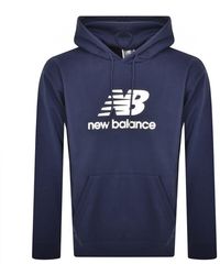 New Balance - Sport Essentials Logo Hoodie - Lyst