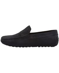 BOSS BUSINESS - Boss Noel Moccasin Shoes Dark - Lyst
