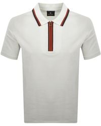 Paul Smith - Tipped Polo T Shirt Off - Lyst