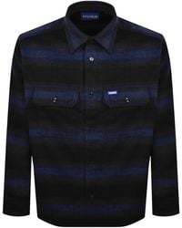 HUGO - Ebolt Check Overshirt - Lyst