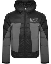 EA7 - Emporio Armani Quilted Down Jacket - Lyst
