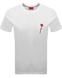 HUGO - Diflow T Shirt - Lyst