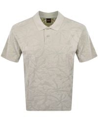 BOSS - Boss Flower Towel Polo T Shirt - Lyst