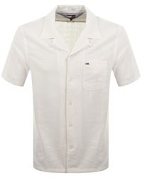 Tommy Hilfiger - Linen Blend Shirt - Lyst