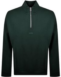 HUGO - Durty244 Sweatshirt Open - Lyst