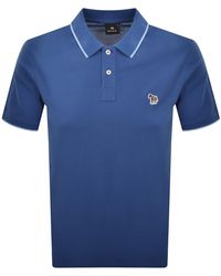 Paul Smith - Tipped Polo T Shirt - Lyst