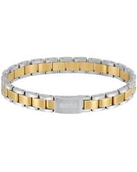 BOSS BUSINESS - Boss Metal Link Essentials Bracelet - Lyst