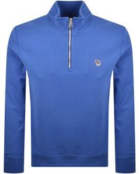 Paul Smith - Half Zip Zebra Sweatshirt - Lyst