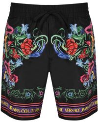 Versace - Couture Garden Print Shorts - Lyst