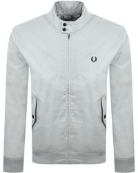 Fred Perry - Twill Harrington Jacket - Lyst
