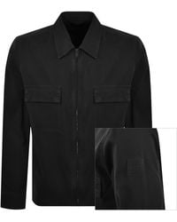 BOSS - Boss Lorum Full Zip Overshirt - Lyst