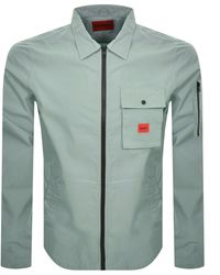 HUGO - Emmond Overshirt Jacket - Lyst