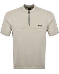 BOSS - Boss Network Qaurter Zip Knit Jumper - Lyst