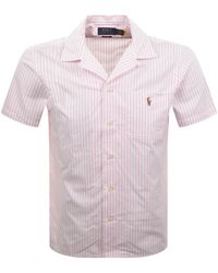 Ralph Lauren - Short Sleeve Stripe Shirt - Lyst