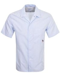 Paul Smith - Stripe Short Sleeved Shirt - Lyst
