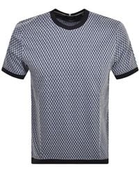 Ted Baker - Finity Jacquard T Shirt - Lyst