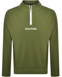 Tommy Hilfiger - Lounge Half Zip Sweatshirt - Lyst