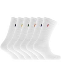Ralph Lauren - 6 Pack Socks - Lyst