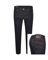 G-Star - G-Star 3301 Tapered Jeans Dark Wash - Lyst