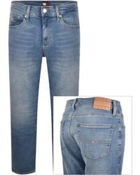 Tommy Hilfiger - Ryan Slim Straight Jeans Light Wash - Lyst
