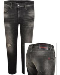 DIESEL - D Strukt Slim Fit Dark Wash Jeans - Lyst