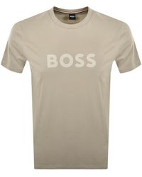 BOSS BUSINESS - Boss Beachwear Logo T Shirt Light - Lyst