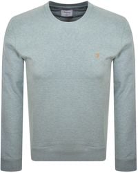 Farah - Farah Tim New Crew Neck Sweatshirt - Lyst