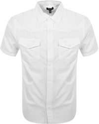 True Religion - Woven Short Sleeve Shirt - Lyst