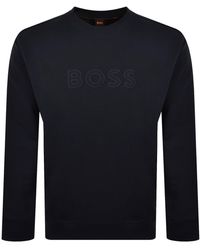 BOSS - Boss We Logo Sweatshirt - Lyst