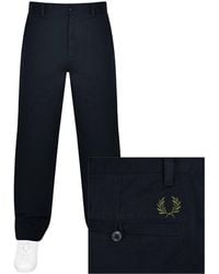 Fred Perry - Straight Leg Twill Trousers - Lyst