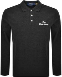 Ralph Lauren - Long Sleeved Polo T Shirt - Lyst