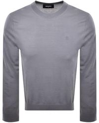 DSquared² - Crew Neck Knit Jumper - Lyst