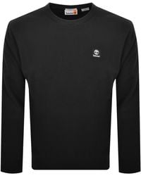 Timberland - Woven Badge Sweatshirt - Lyst